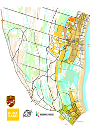 Böda kartutsnitt för sprint MTBO