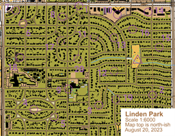 2023-08-20 Linden Park Street-O course