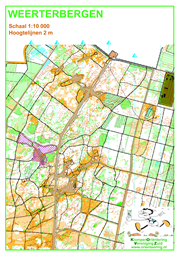 Weerterbergen map Klompen  1_10000