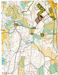 Kartutsnitt Jerrys 23.24 Nattsprint Nykyrka industriområde 24012