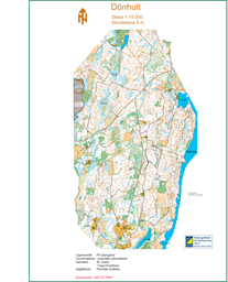 Karta A3 15000 Vildmarksfejden