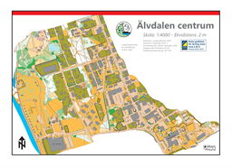 Älvdalen Sprintkarta 20240517