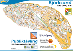 Björksundsdubbeln Dag 1 Karta