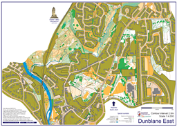 Dunblane City Race 2024 SRA3 layout