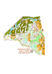 VSOK Klubbkarta 2 15K (250504)