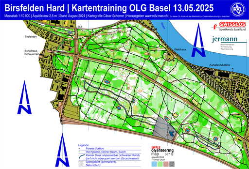 Livelox - Actividad: Kartentraining OLG Basel 13.05.2025