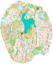 Enmansstafett Pukasjön karta