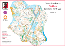 Toikkala kisakartta A3 10 000 livelox