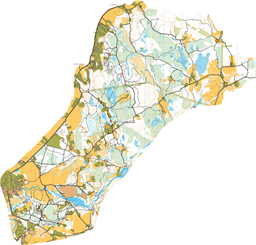 Kartabild medeldistans