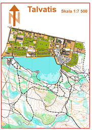 Talvatis MTBO karta-med sprint_7 500_utsnitt