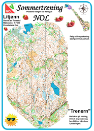 kartutsnitt sommertrening elgsjø