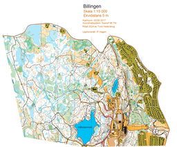 Billingen 250719 tävlingskarta