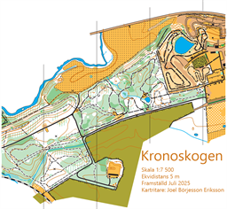 Tomelilla Kronoskogen 2025 kartan