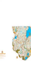 Utsnitt Svartevatn km lang