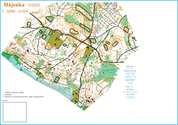 Mapa Rajec 2025 noc