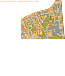 Utsnitt ur MOIF Kartdatabas Mölndal Centrum OG666 - ISSprOM2019-