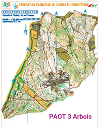 Carte vierge Arbois Livelox