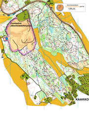 Saunakallio-Kaakkola  Suunnistuskartta (161770 Emäkartta_MK10000