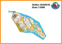 Svartviksskogen skällan 2026 skala 5000