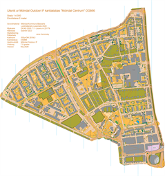 Ny Maj 2026 Utsnitt ur MOIF Kartdatabas Mölndal Centrum OG666 - 