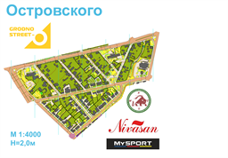 Карта  Островского Мицкевича
