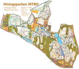 Hisingsparken_MTBO 20260607_Karta