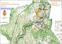 Hickory Run Night-O 2026 Canvas 5 Blank map night