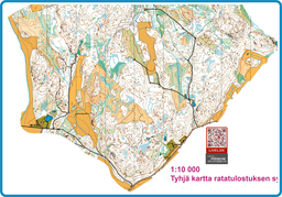 Peimarin Rastit 2026 Näkymä 1 Tyhjä kartta ratatulostuksen symbo