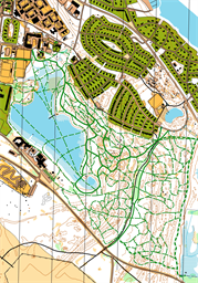 Bergnäset Skid-OL grönaspår 2020-03-25