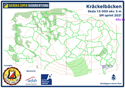 Kräckelbäcken utsnitt 5000 livelox