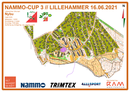 Løypelegging Nammocup - prolog. tomt kart