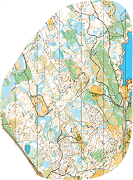 Hedgärdessjön Utsnitt_Sommarorientering 2021