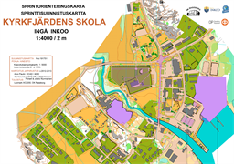 Kyrkfjardens skola Inkoo sprintti 2022 FSO-treenit