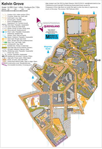 Livelox - Event: OY1 Cyclones Sprint - QUT Kelvin Grove - +OQ AGM